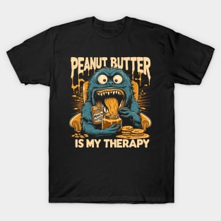 Peanut butter lover - therapy monster T-Shirt